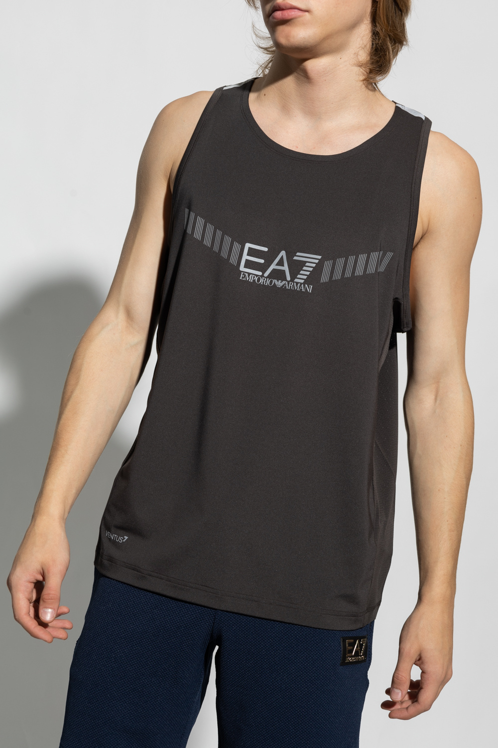 Tシャツ・カットソー EMPORIO ARMANI TOP (EM001717AF14836 F6061) Jacquard jersey T-shirt | Emporio Armani